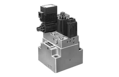 Válvula de control de flujo y check electrohidráulica proporcional serie EHFBG de Yuken